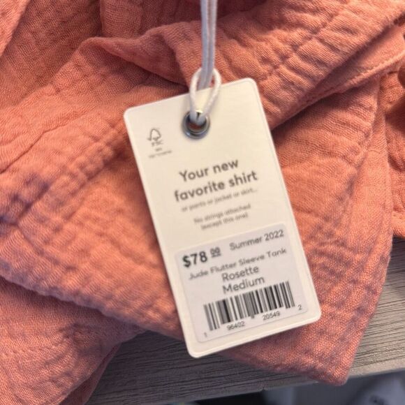 $78 Marine Layer Jude Flutter Sleeve tank size medium m6 - Picture 4 of 4